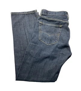 Levis 505 Mens Medium Wash Regular Fit Straight Leg Denim Blue Jeans 32x31 - Picture 1 of 10