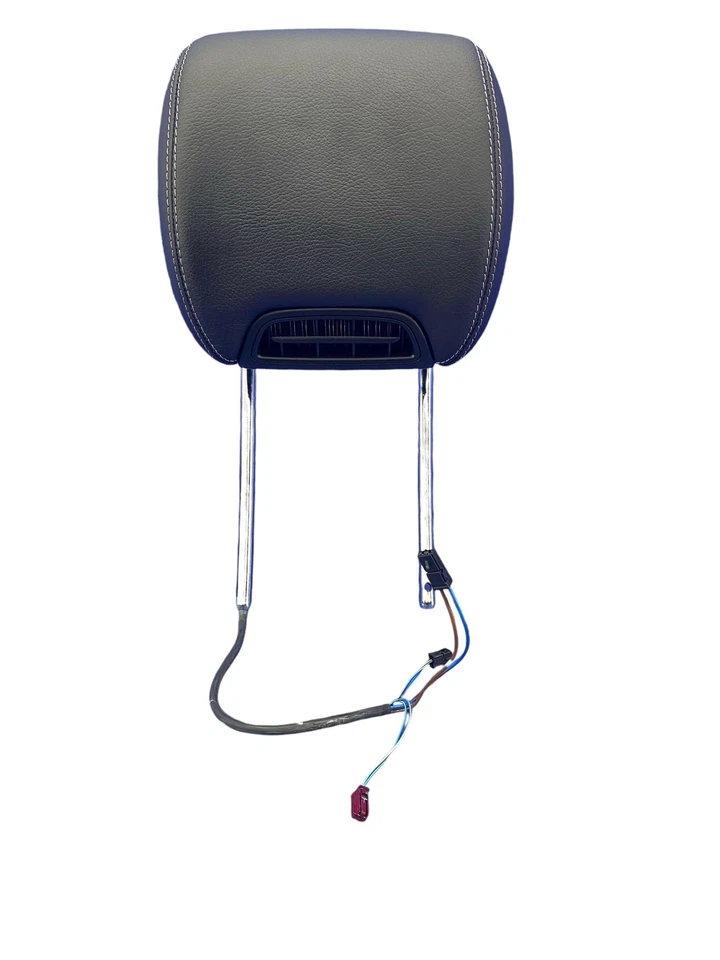 2021-2023 MERCEDES E450 COUPE FRONT LEFT VENTILATED SEAT HEADREST BLACK LEATHER - Image 1 of 4