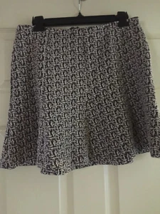 Banana Republic Skirt Womens Knit Gray Mini Circle Stretch New Sz 8 - Picture 1 of 5