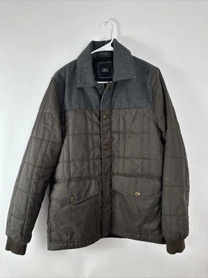 Abrigo ligero OBEY Propaganda con cremallera abotonada sin capucha talla mediana Foto 1 de 4