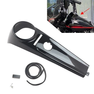 Motor Tank Dash Cover Panel Speedo Housing Black Fit Harley Softail 2000-2017 - Picture 1 of 11