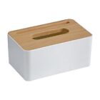Tissue-Box-Halter Bambus-Abdeckung Toilettenpapier-Box Serviettenhalter Fal2343