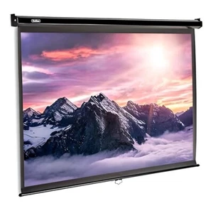 VonHaus 80-inch Widescreen Projector Screen (Manual Pull Down) Home... - Picture 1 of 1