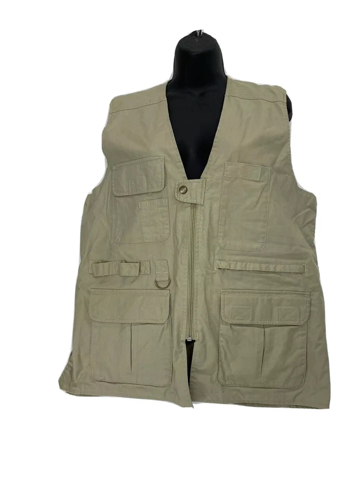 Chasm Womens Outdoor Fishing Hunting Vest Size Medium 8/10 Tan EUC Nice - Image 1 of 4