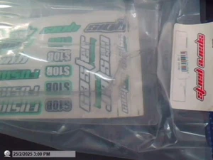 NEW Clear Body with Stickers suit S10B Fusion 1/10 Buggy Caster #SK106-BD-C - Picture 1 of 1