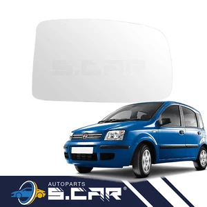 Piastra Specchio Specchietto Retrovisore Vetrino Per Fiat Panda 169 03-08 Destro - Foto 1 di 5