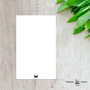 5 x 8 Blank Notepads | Cat Design | 60# opaque paper | 60 sheets/pad (5 pack) - Picture 1 of 1