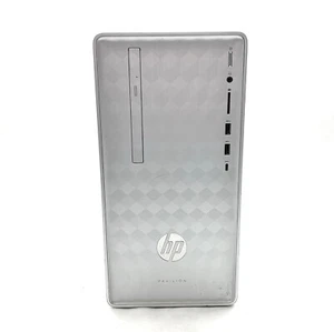 HP Pavilion DT 590-p0057c i3-8100 3.6GHz 12GB 256GB NVMe+500GB W11 GT710 WIFI PC - Picture 1 of 11