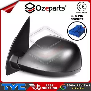 LH Left Hand Electric Door Mirror For Volkswagen VW Amarok 2010~2013 (Black) - Picture 1 of 6