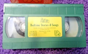 VHS SESAME STREET BEDTIME STORIES AND SONGS W WRONG BOX - Picture 1 of 2