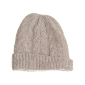 COS, Beanie-Mütze, Größe: ONE SIZE, Mohair/Polyamid/Wolle, Beige, Damen #PPu - Bild 1 von 5