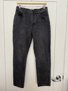 Everlane The Cheeky Jeans Womens Sz 28 Reg Faded Black Straight Button Fly Denim - Picture 1 of 13