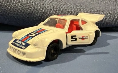 Porsche Turbo vintage Tomica 1977 blanco #5 con rayas de carreras 1:61 F31 Japón Foto 1 de 4