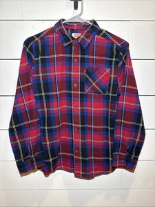 Levi's Knopfleiste kariert Flanell rot bunt Jungen Größe Large 12-13Y - Bild 1 von 4