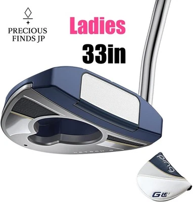 PING G LE3 Mallet Putter KETSCH G Ladies Steel Shaft PP59 Deep Sea Grip RH 33 in - Image 1 of 4