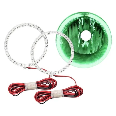 LED Fog Lights Halo Ring Lights Green For 2007-2008 Chrysler Pacifica Foto 1 de 4