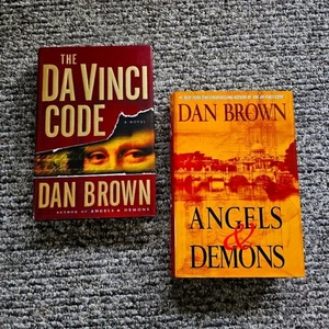 Dan Brown Hardcover Set - The DaVinci Code and Angels & Demons (Robert Langdon) - Picture 1 of 4