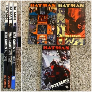 Batman War Games TPB Set Act 1 2 3 - DC Robin Outbreak Tides Endgame 1st Edition - Picture 1 of 21
