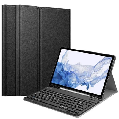 Keyboard Case for Samsung Galaxy Tab S8/Tab S7 11 Inch (Model SM-X700/X706/T8... - Image 1 of 4