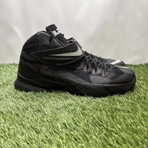 Zapatos de baloncesto Nike LeBron Zoom Soldier 8 VIII para hombre talla 15 653641-001 negros - Imagen 1 de 19