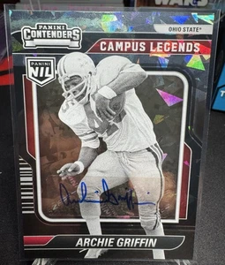 ARCHIE GRIFFIN /25- 2025 PANINI OHIO STATE NIL - Cracked Ice Campus Legend AUTO - Picture 1 of 2