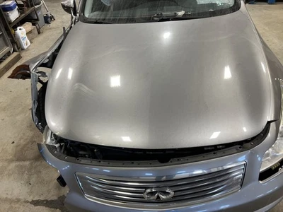 09-13 INFINITI G37 SEDÁN CAPÓ DELANTERO CAPÓ CON BISAGRAS CARBONO PLATA K51 Foto 1 de 4