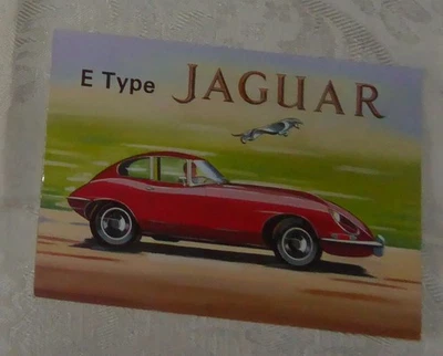 Vintage Postcard – Jaguar E Type - Image 1 of 2