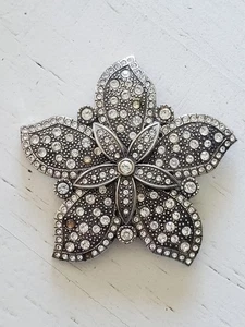 Artisan Cutout Blume Strass Gürtelschnalle Retro Hippie Boho - Bild 1 von 5