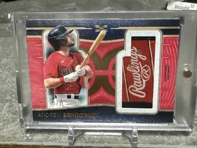 2021 Topps Definitive Collection Andrew Benintendi Helmut Relic 1/1 — 第 1/2 张图片