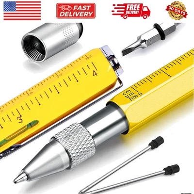 Dad Gifts for Fathers Day, 6 in 1 Multitool Pen, Stocking Stuffers for Mens G... - Image 1 of 4