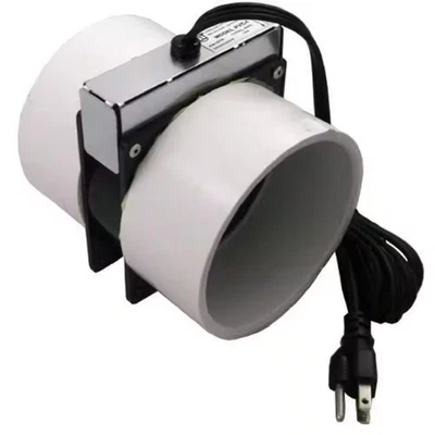 70 CFM White Power PVC Radon Fan - Image 1 of 4
