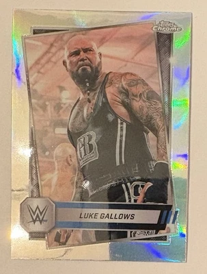 2025 TOPPS CHROME WWE LUKE GALLOWS REFRACTOR #155 - Image 1 of 2