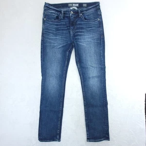 BKE Jeans Mens 32R (32x30.5) Blue Alec Straight Leg Buckle Medium Wash Denim - Picture 1 of 10