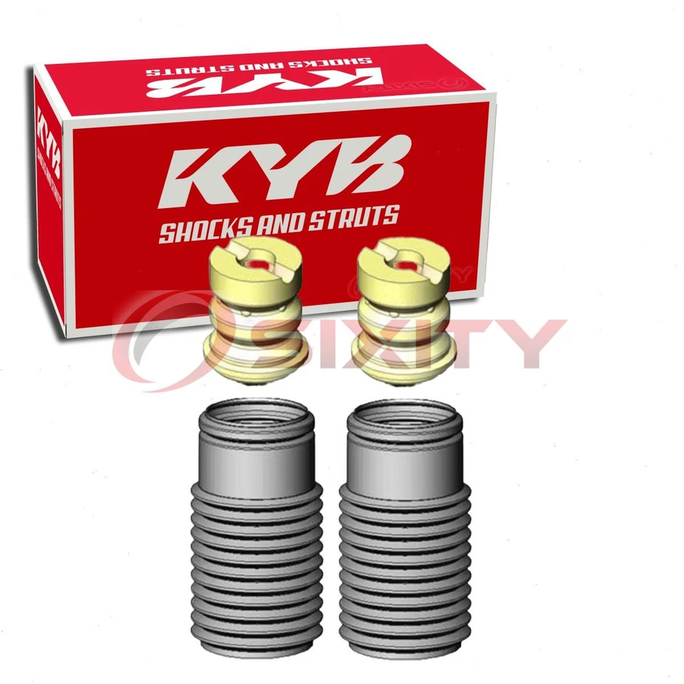 2 pc KYB Rear Suspension Strut Bellows for 1993-1997 BMW 850Ci Shocks Struts fi - Image 1 of 4