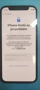 iPhone 12 mini Bloqué Icloud S'allume ecran un peu rayé et vitre arriere aussi - Photo 1 sur 3