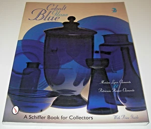 Cobalt Blue Glass Schiffer BOOK for Collectors with Price Guide Monica Clements - Picture 1 of 4