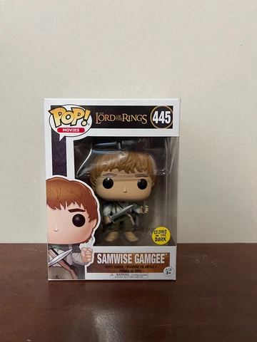 Funko Pop! Movies Lord Of The Rings Samwise Gangee #445 Glow In The Dark GITD Cover