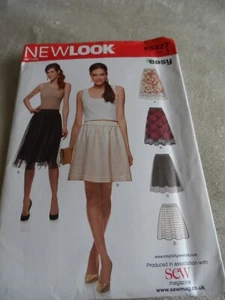 NEU LOOK K6327 ROCK NÄHMUSTER GRÖSSE 8-18 UN GESCHNITTEN - Bild 1 von 3