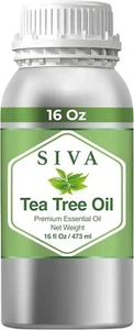 Siva Tea Tree Essential Oil - 16 Fl Oz – Natural Tea Tree Oil - for Diffuser, - Picture 1 of 7