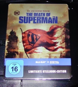 La Muerte De Superman Steelbook Blu Ray Envío Rápido Nuevo Y OVP - Picture 1 of 2