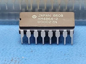 (25PCS) HM4864-2 Fast Page DRAM, 64KX1, 150ns, MOS, CDIP16 - Picture 1 of 6