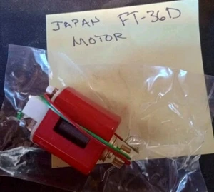 VINTAGE Japan FT-36D SLOT CAR MOTORS SUPER-X 220 SHORT SHAFT W/Gear MONOGRAM - Picture 1 of 6