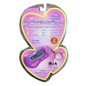 Vintage 1996 MGA Purple “MY KEYCHAIN DIARY” Electronic 90’s Game NEW - Picture 1 of 4