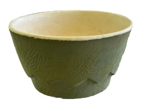 Vintage McCoy Pottery Bowl Pot Planter Green White USA - Picture 1 of 3