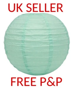 1 3 5 Large 16" 40 cm tonalità lampada di carta bambù come nuovo colore lanterna a sfera soffitto - Foto 1 di 2