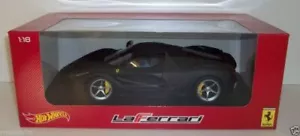 HOT WHEELS 1/18 - BLY53 FERRARI LAFERRARI - MATT BLACK - Imagen 1 de 3