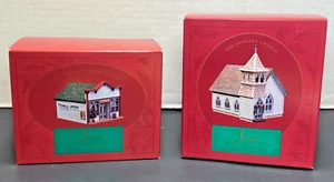 New Vintage Sarah Plain & Tall Collection 1994~General Store & Country Church - Picture 1 of 4