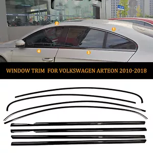 Window Moulding Strip Weatherstrip Decor For Volkswagen ARTEON 2010-2018 2016 - Picture 1 of 4