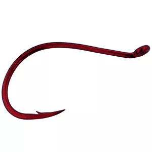 GAMAKATSU OCTOPUS HOOK - RED - Fly Tying & Fishing Hooks - Size 2, 4, 6, 8 NEW! - Picture 1 of 1