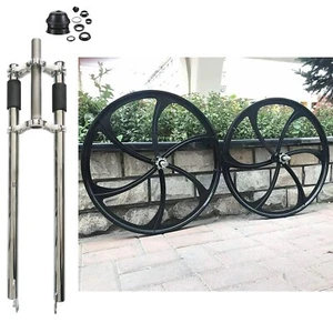 DONSP1986 26" Bike Fork &Headset, 1-1/8" Threadless w/ Mag or Spoke Wheel Rim - Picture 1 of 105